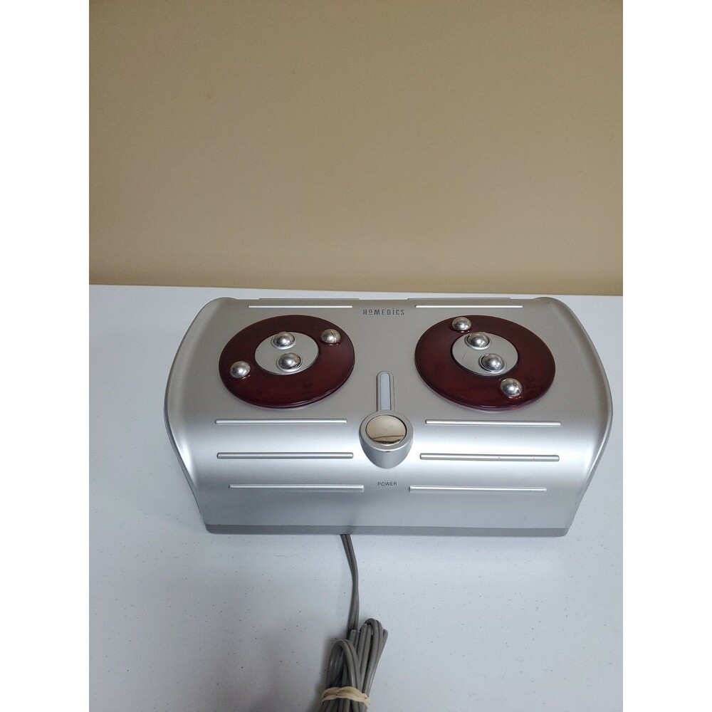 Homedics Foot Pleaser Ultra with Heat Model FM-CR Foot Massager Tested Works